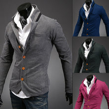 Men's stand collar suit