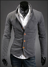 Men's stand collar suit