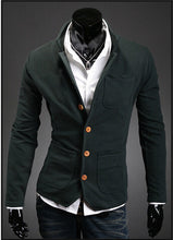 Men's stand collar suit