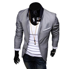 Men's Two Button Casual Slim Fit Jacket