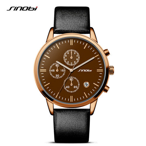 Men's Fashion Business Casual Leather