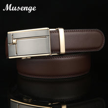 Men's Belts- Genuine Leather  Automatic Buckle
