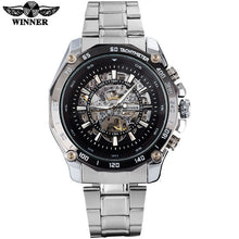 WINNER Men's Stainless Steel Casual Watch