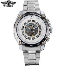 WINNER Men's Stainless Steel Casual Watch