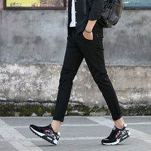 Men Slim Straight Casual Ankle Pants