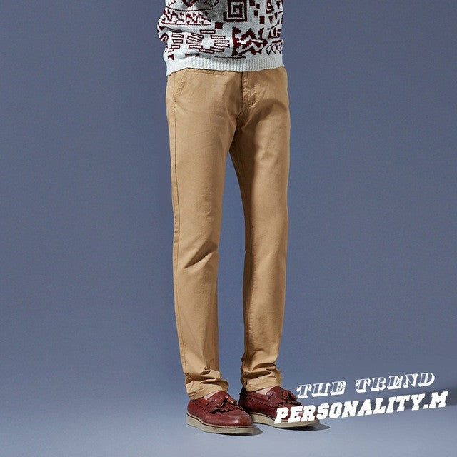 Straight Business Casual Men Pants