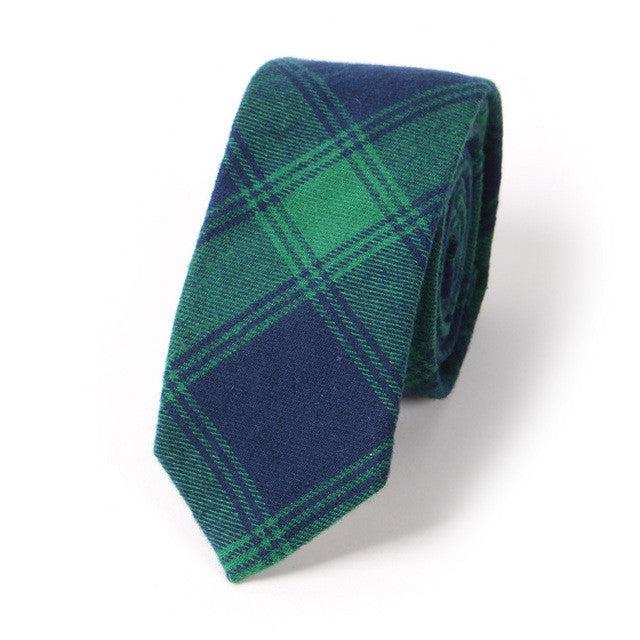 Men's Plaid Necktie
